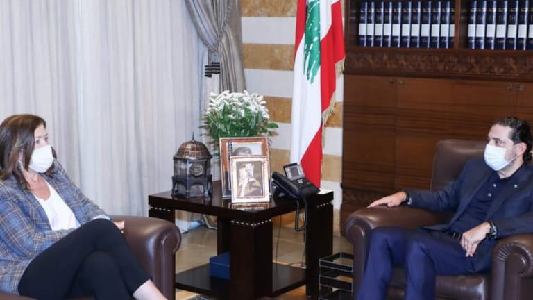 الحريري بحث مع السفيرة الأميركية في الأوضاع