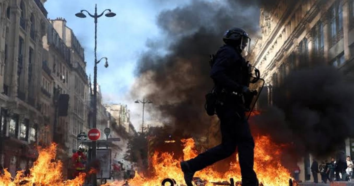French police arrested 1,435 people during Saturday’s nationwide cost-of-living protests