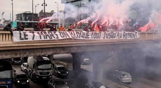 France Faces 'Standstill' in Protests Against Pensions Overhaul