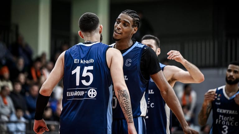 فوز المركزية على هومنتمن بنتيجة 103-94 ضمن المرحلة الثامنة من "ديكاتلون" بطولة لبنان لكرة السلة