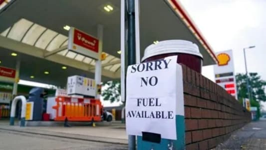 Pumps run dry at gas stations in Britain