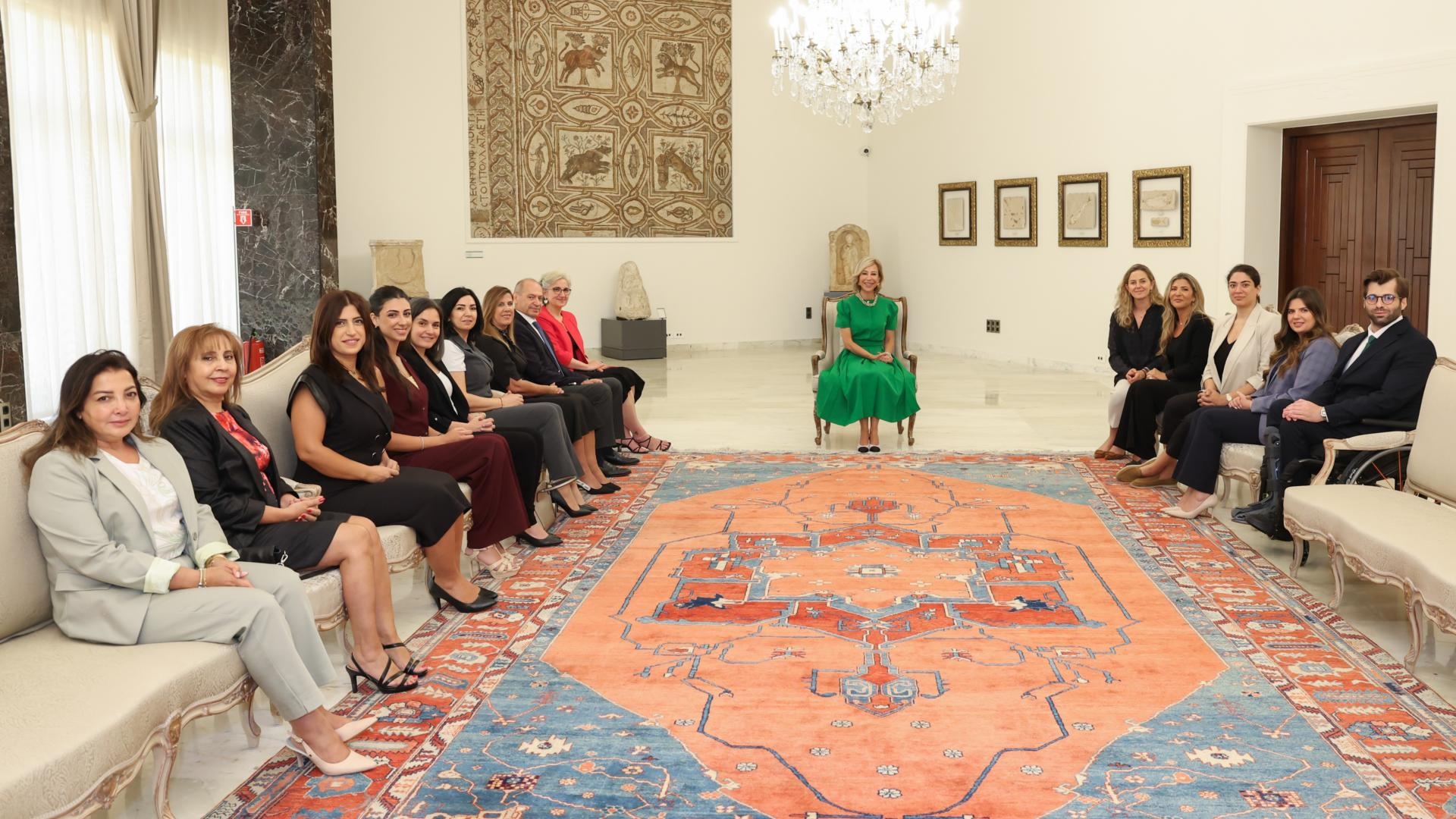 اللبنانية الاولى رأست اجتماعين تربويين تحضيراً لاطلاق مبادرة "مدرسة المواطنية " في المدارس اللبنانية