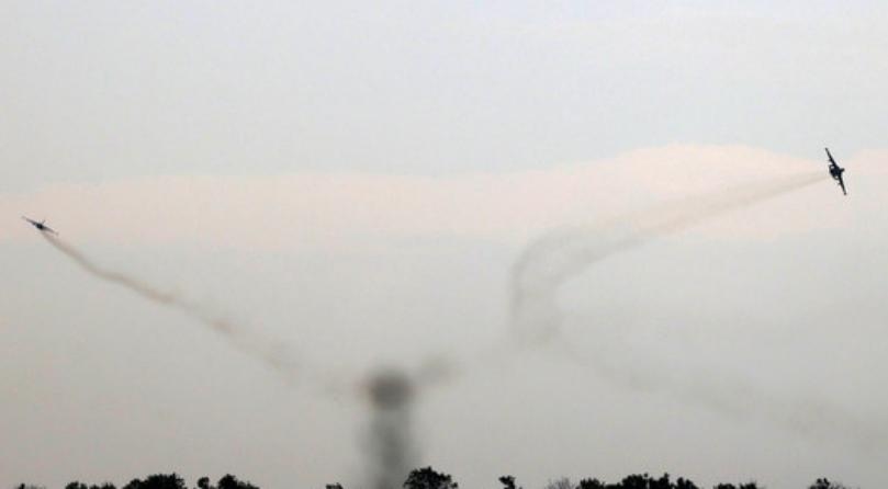 US says Russian plane hit drone with flare over Syria
