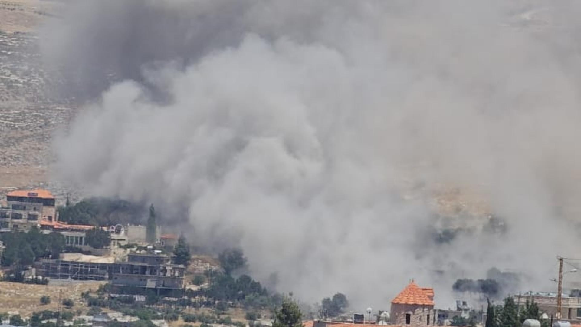 بالصّور: 3 ضحايا في غارة على منزل