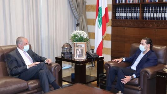 Hariri discusses situation with EU ambassador, meets Mount Lebanon Mufti