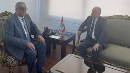 Bou Habib thanks Algerian Ambassador for vital support in energy, education