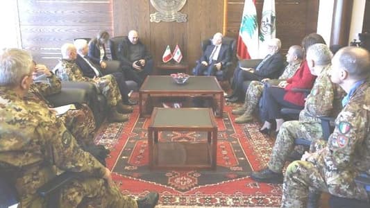 Sleem, Italian counterpart discuss bilateral relations, stability efforts