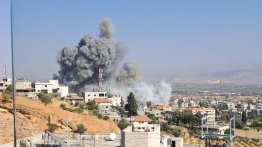 An Israeli airstrike targeted Karak in the Zahle district