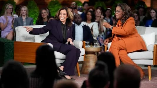 Kamala Harris joins Oprah Winfrey for star-studded election event