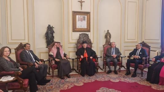 The ambassadors of the Quintet Committee are currently meeting with Patriarch Rahi at Bkerke