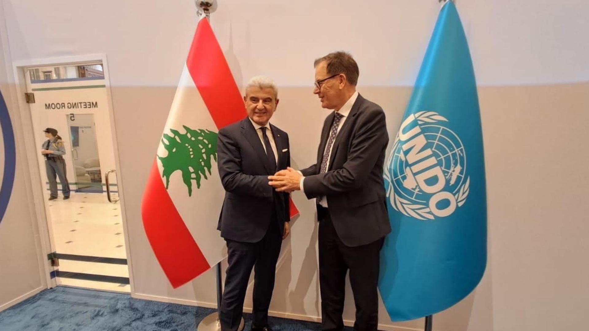 بالصور: وزيرا الصناعة اللبناني والسعودي توافقا على عمق العلاقات بين لبنان والمملكة