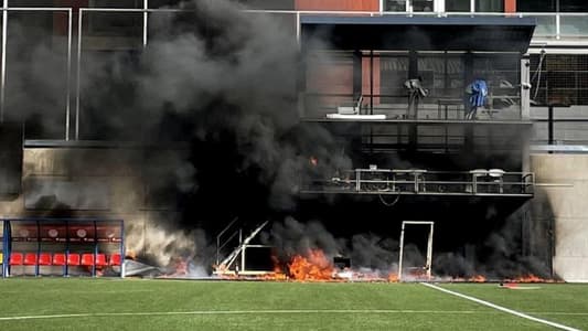 Fire breaks out at stadium ahead of Andorra v England match