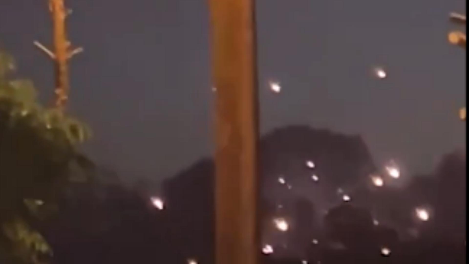 بالفيديو: لحظة الغارة على البيسارية