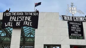 Pro-Palestine Protesters Scale Roof of Australia's Parliament
