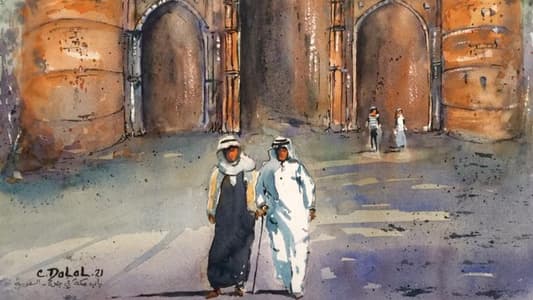 Dalal: 22 paintings about Saudi Arabia in appreciation of its role in Lebanon