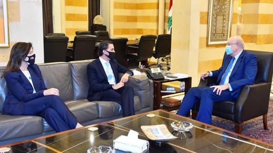 Mikati, US envoy tackle maritime border demarcation file