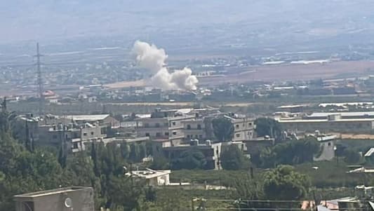 An Israeli airstrike targeted the town of Qellaya in the Bekaa