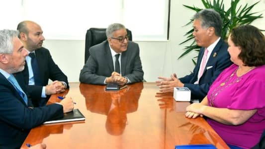 Bou Habib receives German Minister of State for Foreign Affairs, meets ambassadors of Egypt and Japan