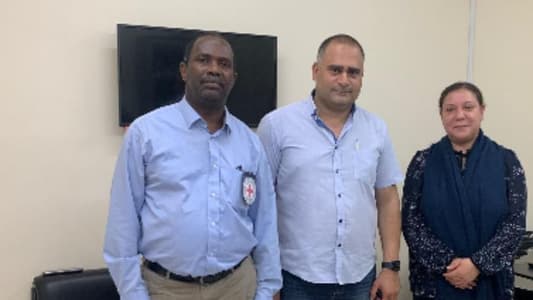 مسعد بحث مع وفد من الصليب الأحمر الدولي في أوضاع السجون اللبنانية