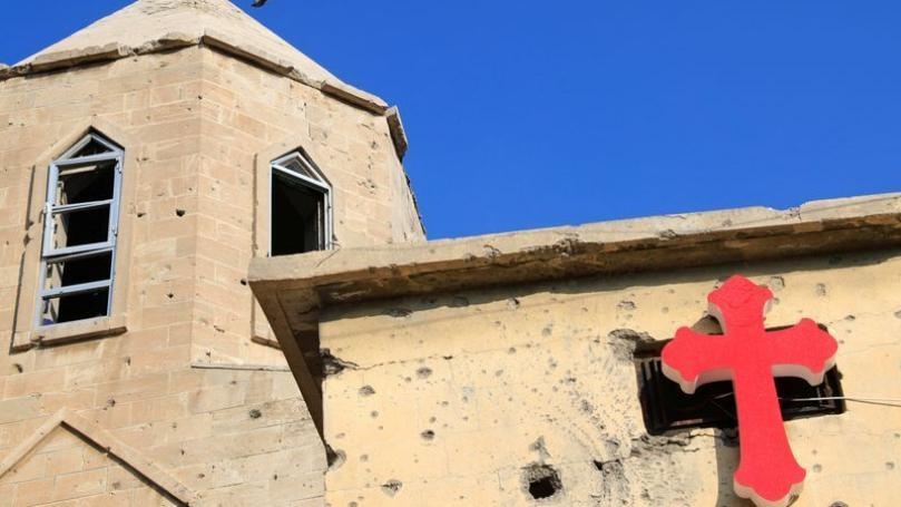 In Iraq, pope to visit Mosul churches desecrated by Islamic State