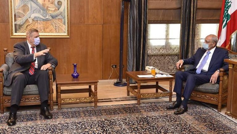 كوبيتش وشيا في عين التينة.. وبرّي يشدّد على أهمية استئناف مفاوضات الترسيم