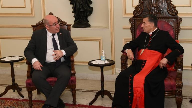 من بكركي... تأكيدٌ على استمرار دعم بريطانيا للبنان