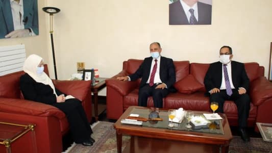 بهية الحريري التقت سفير تونس: تأكيد على أهمية تعزيز التعاون المشترك