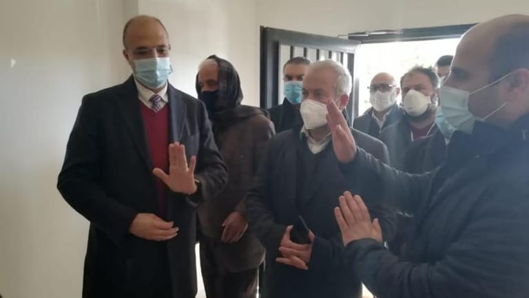 Photo: Health Minister and MP Habchi inaugurate the COVID department at Al-Mahabba Hospital in Deir Al-Ahmar