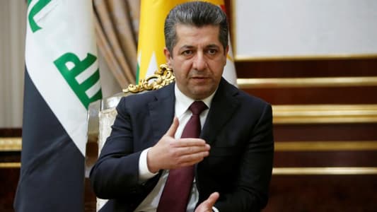 رئيس وزراء إقليم كردستان العراق عن الهجمات على أربيل: كردستان تتطور في قطاع النفط والغاز وربما يكون هذا لا يصبّ لصالح إيران