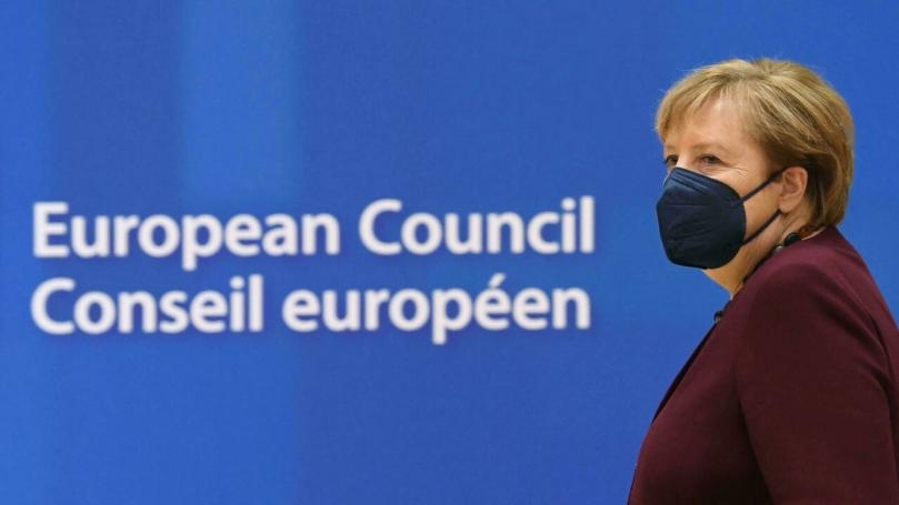 ‘Monument’ Merkel Gets Standing Ovation at Her Last EU Summit