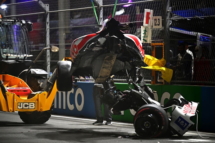 Motor Racing-Saudi GP Qualifying Halted by Schumacher Crash