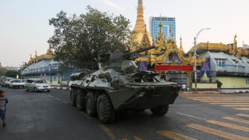 U.S. embassy in Myanmar cautions its citizens after reports of military movements