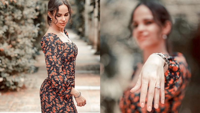 ابنة عمرو دياب تنشر صوراً جديدة من خطوبتها والجمهور يتفاعل