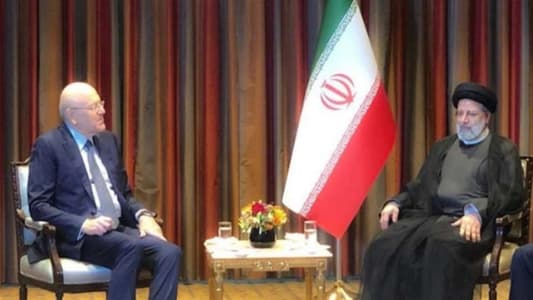 Bou Habib justifies missing Lebanese flag during Mikati’s meeting with Iranian President