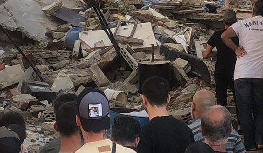 Collapse of a building in Dahr Al-Maghar area in Tripoli, causing a number of casualties