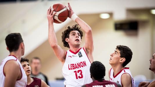 منتخب لبنان تحت الـ16 سنة بكرة السلة يتخطى قطر ويواجه كوريا