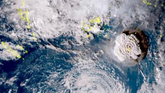 Tsunami Hits Tonga after Underwater Volcanic Eruption