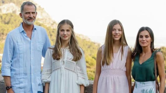 العائلة المالكة الاسبانية في أول ظهور خلال الإجازة الصيفية