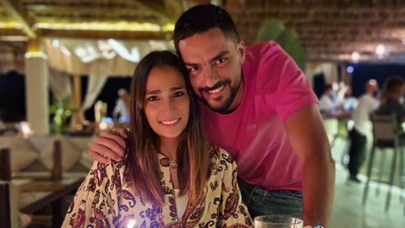 حسن الشافعي يحتفل بعيد زوجته اللبنانية بصورة جديدة ورسالة رومانسية