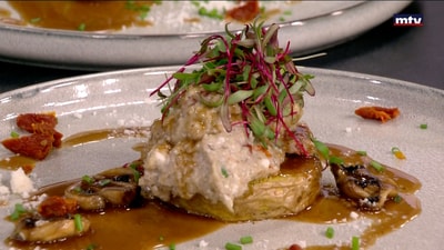 Ricotta gratin and potatoes