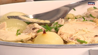 Moghrabiya with chicken