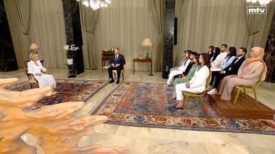 Exclusive interview with First Lady Nemat Aoun