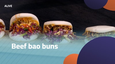 Beef bao buns