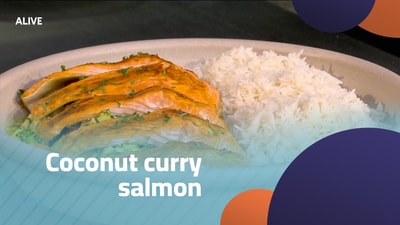 Coconut curry salmon