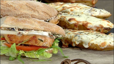 Lebanese chicken sandwich