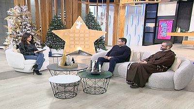 Issam Azoury - Father Tony Freiha - The Fifth International Exhibition of Christmas Grottoes