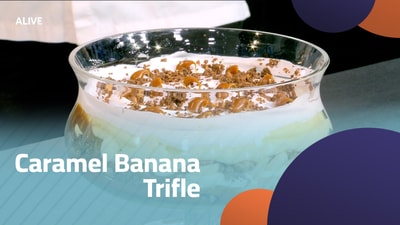 Caramel Banana Trifle