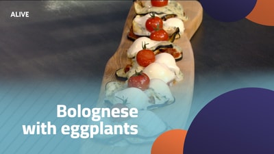 Bolognese with eggplants