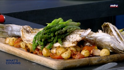 Fish fillet with champagne