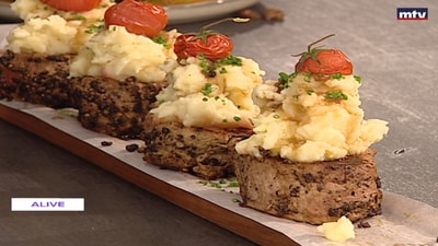 Veal fillet with spices